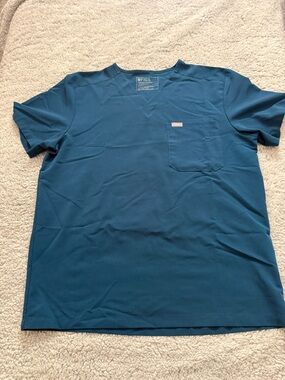 Figs Men's Teal Blue Scrubs set